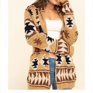NWT Cotton & Rye Outfitters western heavy cardigan jacket xxl